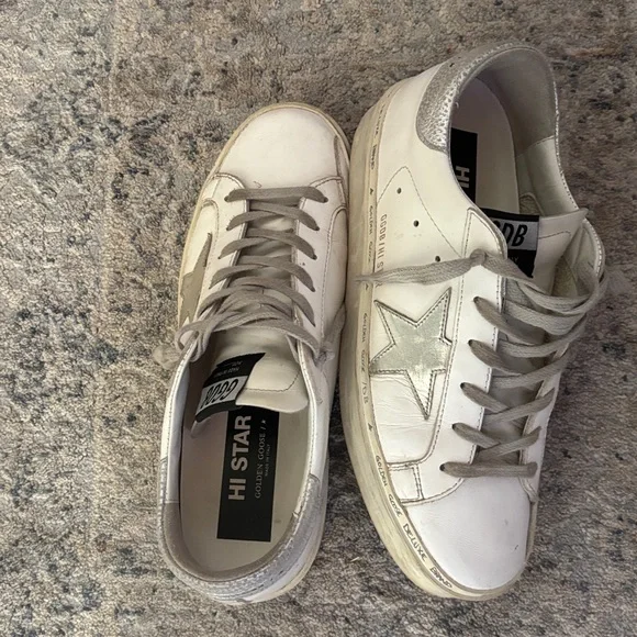Golden Goose Sneakers Silver Star - Picture 2 of 2